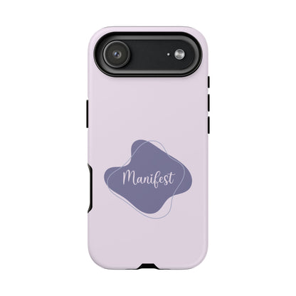Manifest - Purple Boho Tough Phone Case - iPhone 17 / 17 Air / 17 Pro Max, Samsung Galaxy S26, Google Pixel | Matte & Glossy