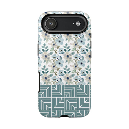 Boho Floral Tough Phone Case - iPhone 17 / 17 Air / 17 Pro Max, Samsung Galaxy S26 Plus Ultra | Matte & Glossy