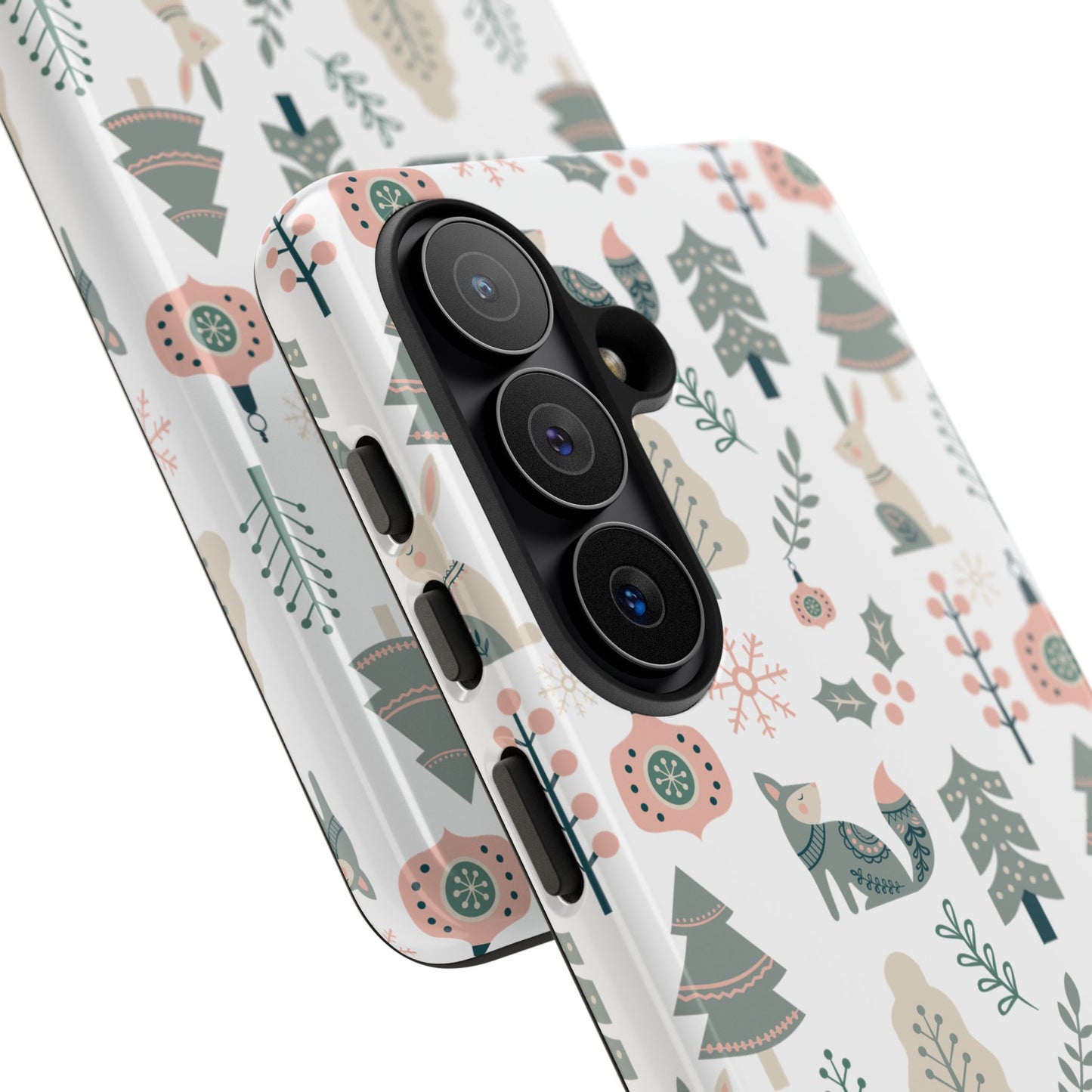 Scandinavian Folk Art Phone Case - iPhone 17 / 17 Air / 17 Pro Max, Samsung Galaxy S26, Google Pixel | Matte & Glossy