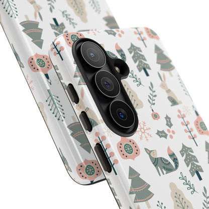Scandinavian Folk Art Phone Case - iPhone 17 / 17 Air / 17 Pro Max, Samsung Galaxy S26, Google Pixel | Matte & Glossy