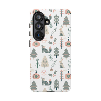 Scandinavian Folk Art Phone Case - iPhone 17 / 17 Air / 17 Pro Max, Samsung Galaxy S26, Google Pixel | Matte & Glossy