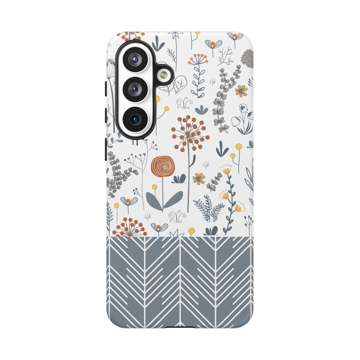 Boho Floral Phone Case - iPhone 17 Air / Pro Max, Samsung Galaxy S26, Google Pixel | Matte & Glossy