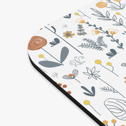 Floral Mouse Pad - Elegant Desk Accessory, Home Office Decor, Gift for Students, Floral Mousepad, Working from Home Essentials