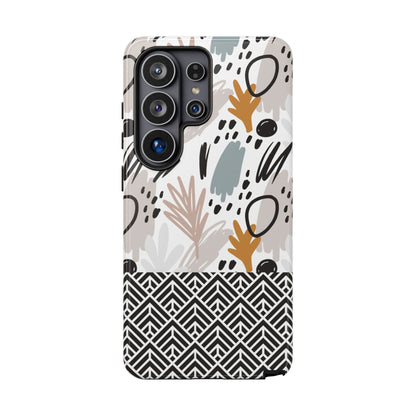 Boho Floral Tough Phone Case - iPhone 17 / 17 Air / 17 Pro / Pro Max, Samsung Galaxy S26, Google Pixel | Matte & Glossy