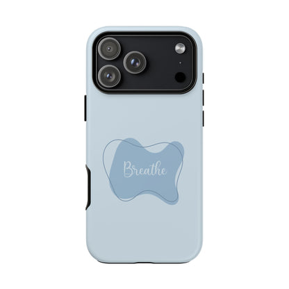 Calming Blue Boho Tough Phone Case - iPhone 17 / 17 Air / 17 Pro Max, Samsung Galaxy S26, Google Pixel | Matte & Glossy