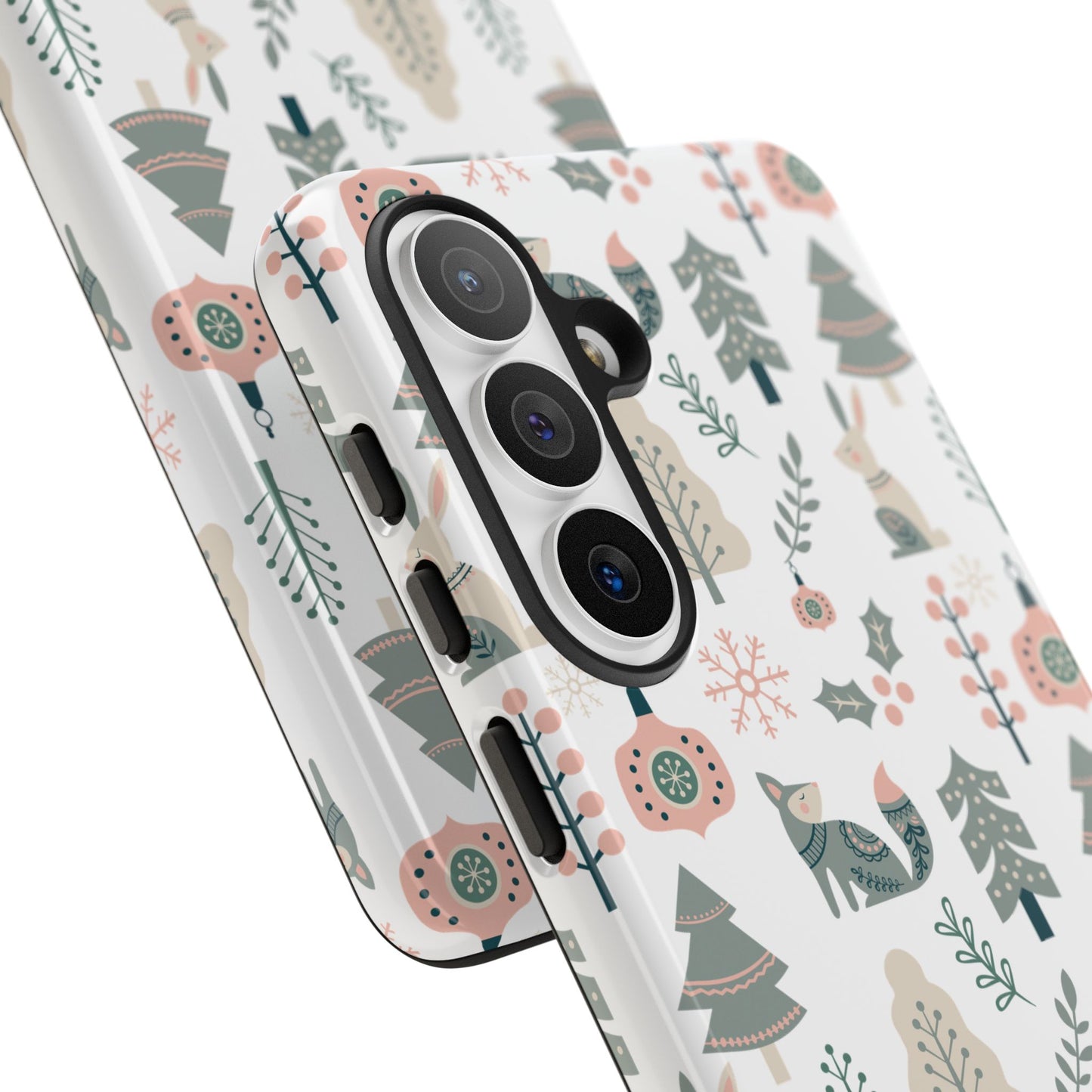 Scandinavian Folk Art Phone Case - iPhone 17 / 17 Air / 17 Pro Max, Samsung Galaxy S26, Google Pixel | Matte & Glossy