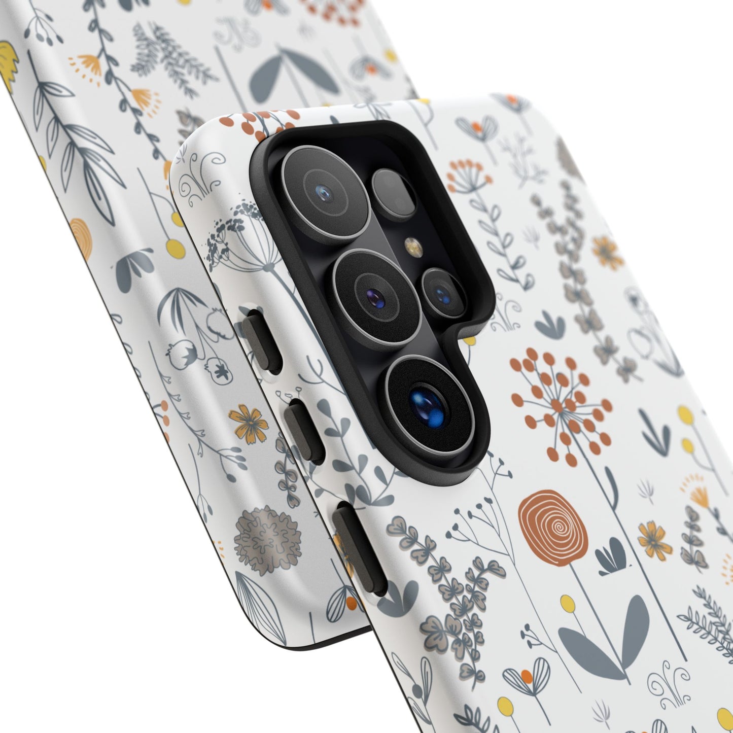 Boho Floral Phone Case - iPhone 17 Air / Pro Max, Samsung Galaxy S26, Google Pixel | Matte & Glossy