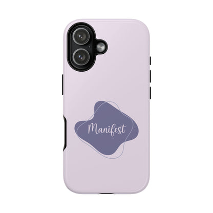 Manifest - Purple Boho Tough Phone Case - iPhone 17 / 17 Air / 17 Pro Max, Samsung Galaxy S26, Google Pixel | Matte & Glossy
