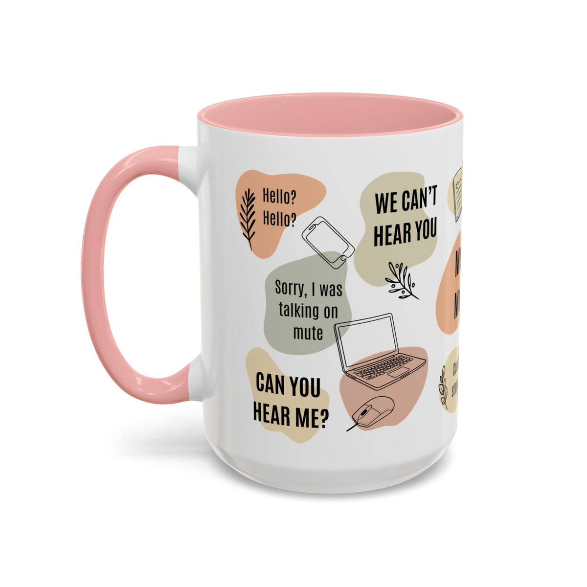 Funny Office Mug, Virtual Meeting Humor Coffee Cup, Work From Home Gift, Coworker Gift | Meeting Mantras