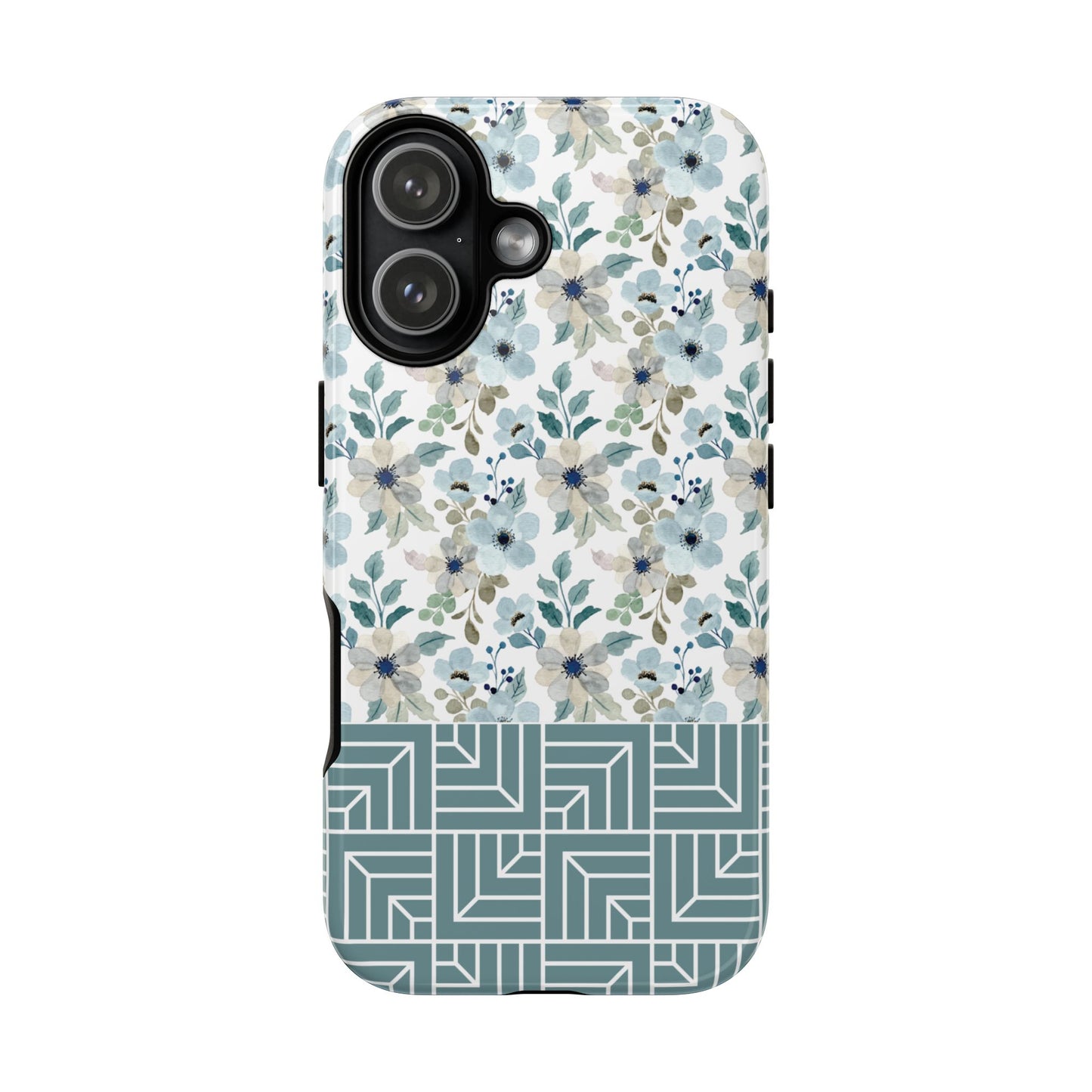 Boho Floral Tough Phone Case - iPhone 17 / 17 Air / 17 Pro Max, Samsung Galaxy S26 Plus Ultra | Matte & Glossy