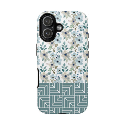 Boho Floral Tough Phone Case - iPhone 17 / 17 Air / 17 Pro Max, Samsung Galaxy S26 Plus Ultra | Matte & Glossy