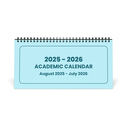 2025-2026 Academic Desk Calendar, August 2025 - July 2026, Planner for Students, Monthly Organizer, School Supplies, Home Office Decor