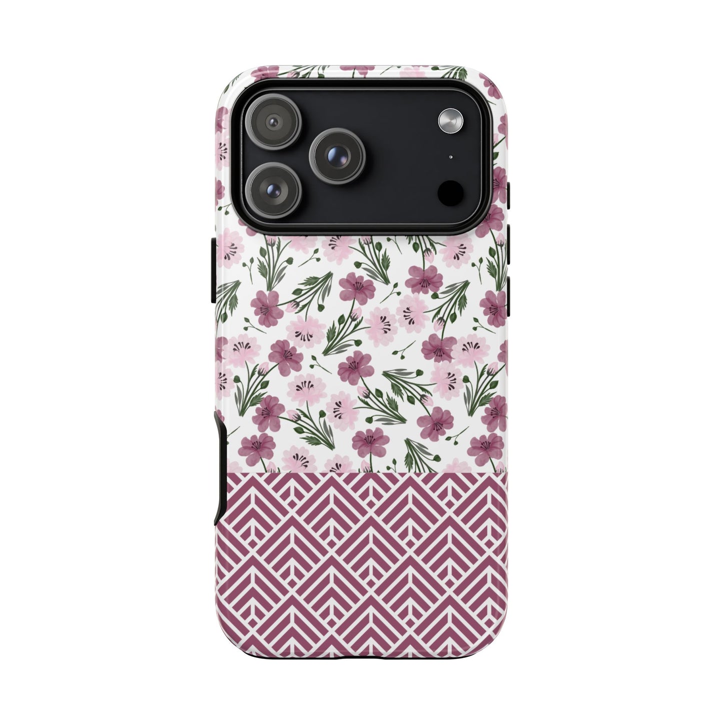 Floral Tough Phone Case - iPhone 17 / 17 Air / 17 Pro Max, Samsung Galaxy S26, Google Pixel | Matte & Glossy