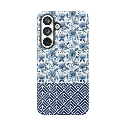 Boho Floral Tough Phone Case - iPhone 17 / 17 Air / 17 Pro Max, Samsung Galaxy S26, Google Pixel | Matte & Glossy