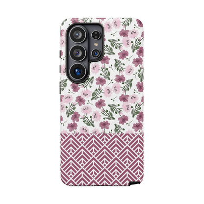 Floral Tough Phone Case - iPhone 17 / 17 Air / 17 Pro Max, Samsung Galaxy S26, Google Pixel | Matte & Glossy