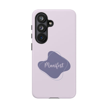Manifest - Purple Boho Tough Phone Case - iPhone 17 / 17 Air / 17 Pro Max, Samsung Galaxy S26, Google Pixel | Matte & Glossy