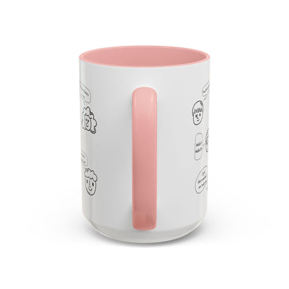 Accent Coffee Mug - Funny Work From Home Cup, "You're On Mute" , Conference Call Humor Cup, Remote Work Gift, Office Humor, Coworker Gift