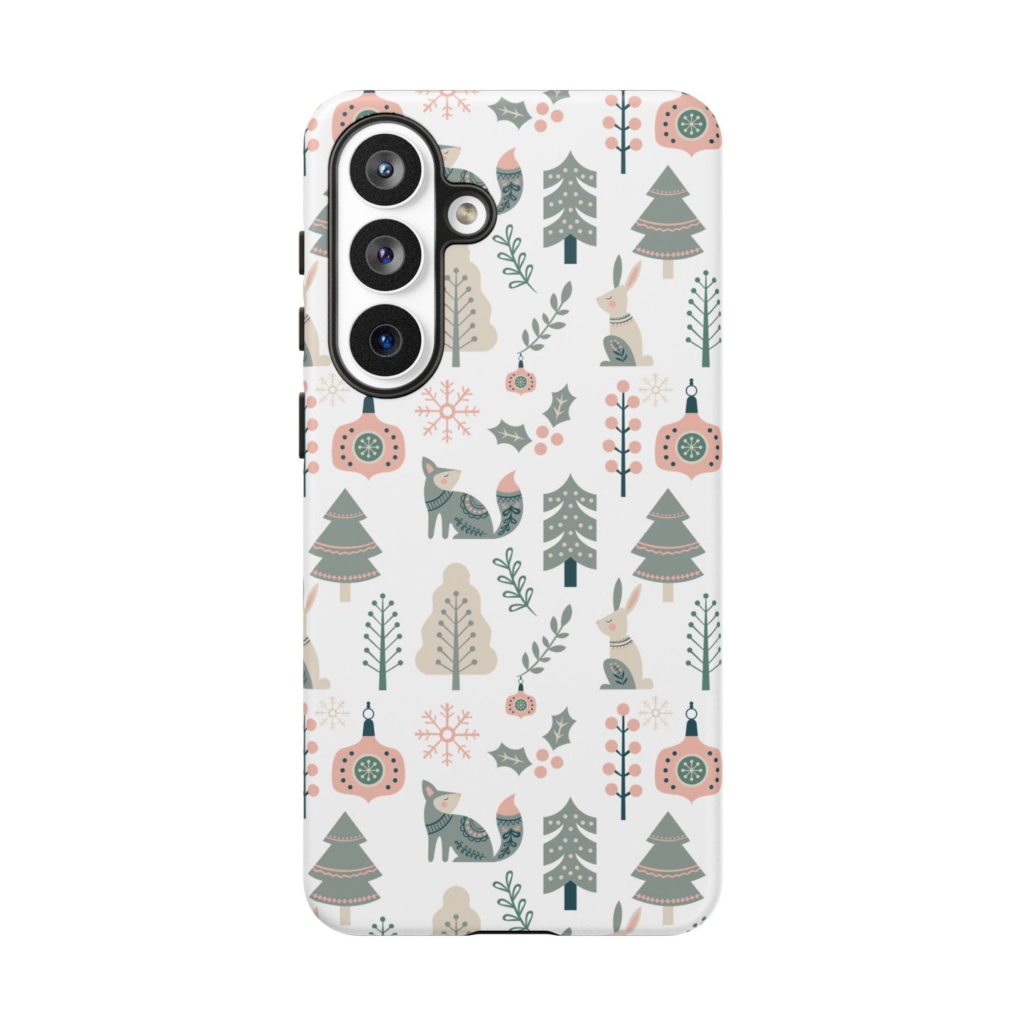 Scandinavian Folk Art Phone Case - iPhone 17 / 17 Air / 17 Pro Max, Samsung Galaxy S26, Google Pixel | Matte & Glossy