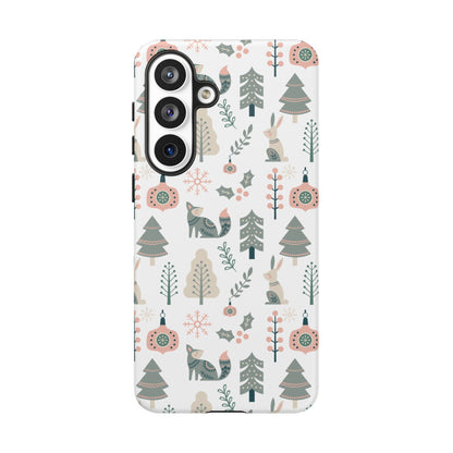 Scandinavian Folk Art Phone Case - iPhone 17 / 17 Air / 17 Pro Max, Samsung Galaxy S26, Google Pixel | Matte & Glossy