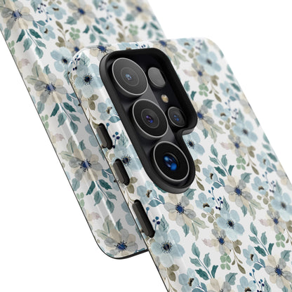 Boho Floral Tough Phone Case - iPhone 17 / 17 Air / 17 Pro Max, Samsung Galaxy S26 Plus Ultra | Matte & Glossy