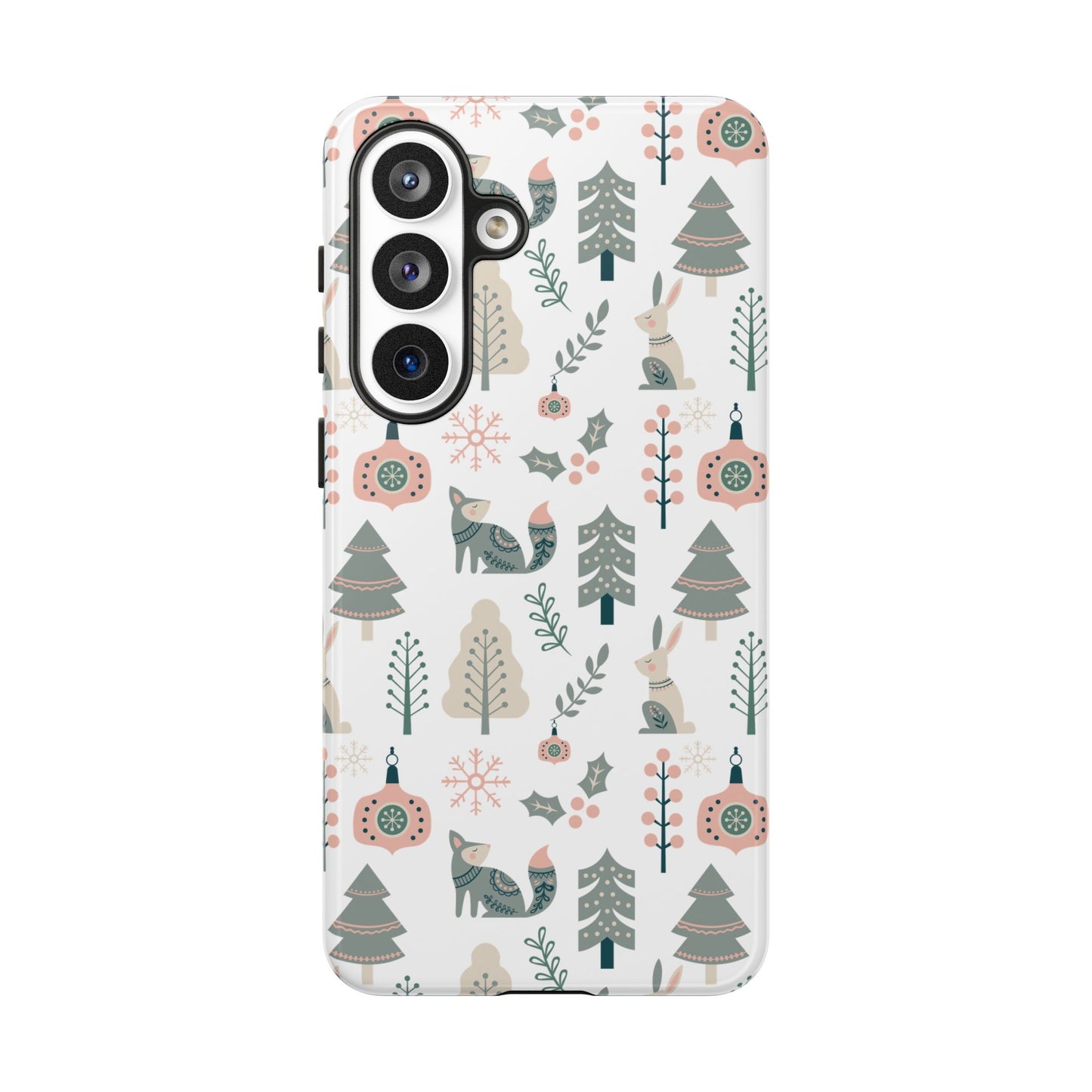 Scandinavian Folk Art Phone Case - iPhone 17 / 17 Air / 17 Pro Max, Samsung Galaxy S26, Google Pixel | Matte & Glossy
