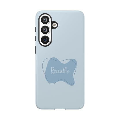 Calming Blue Boho Tough Phone Case - iPhone 17 / 17 Air / 17 Pro Max, Samsung Galaxy S26, Google Pixel | Matte & Glossy