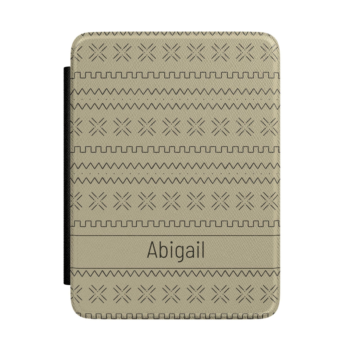 Personalized Kindle Case 12th Gen Paperwhite, Colorsoft 7", Custom Name, Mudcloth Inspired Pattern