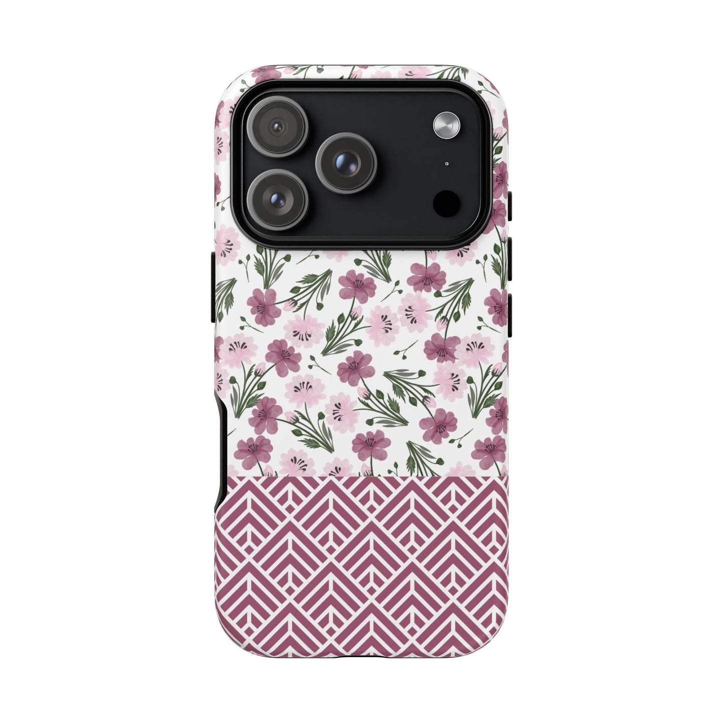 Floral Tough Phone Case - iPhone 17 / 17 Air / 17 Pro Max, Samsung Galaxy S26, Google Pixel | Matte & Glossy