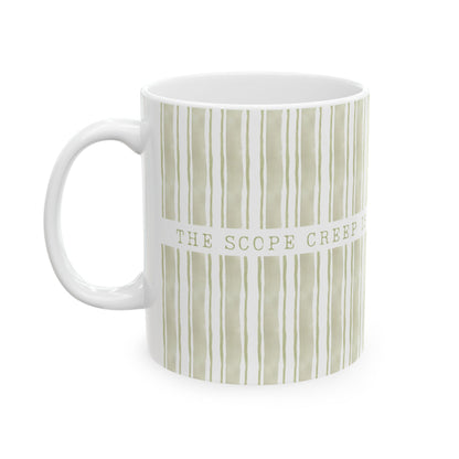 Funny Project Manager Mug, Scope Creep Coffee Cup, Project Management Humor, Business Analyst Gift, IT Coworker Gift, Office Humor Mug