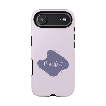Manifest - Purple Boho Tough Phone Case - iPhone 17 / 17 Air / 17 Pro Max, Samsung Galaxy S26, Google Pixel | Matte & Glossy
