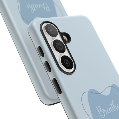 Calming Blue Boho Tough Phone Case - iPhone 17 / 17 Air / 17 Pro Max, Samsung Galaxy S26, Google Pixel | Matte & Glossy