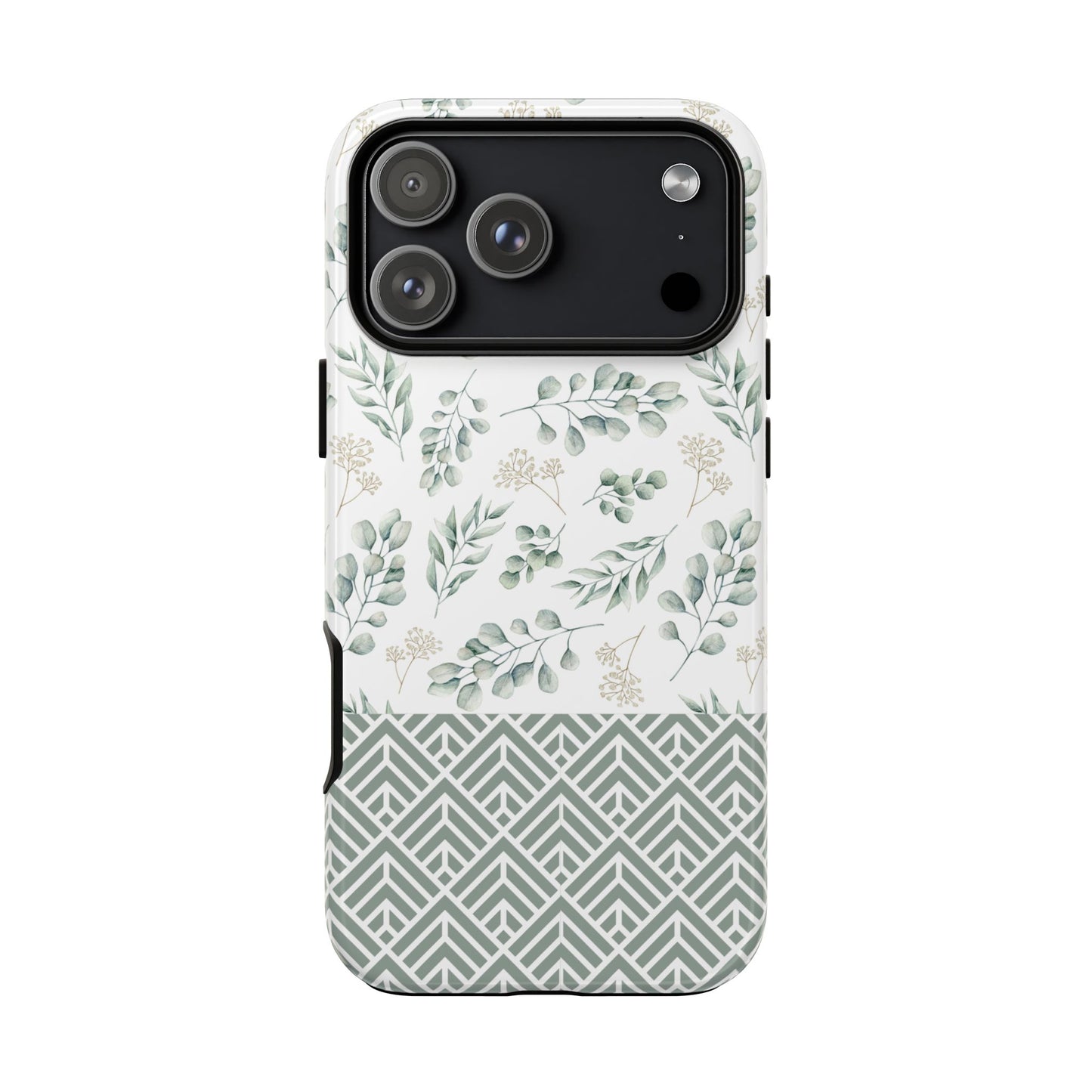 Sage Eucalyptus Floral Phone Case - iPhone 17 / 17 Air / 17 Pro Max, Samsung Galaxy S26, Google Pixel | Matte & Glossy