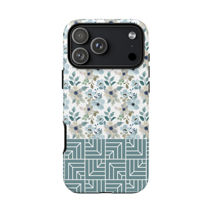 Boho Floral Tough Phone Case - iPhone 17 / 17 Air / 17 Pro Max, Samsung Galaxy S26 Plus Ultra | Matte & Glossy