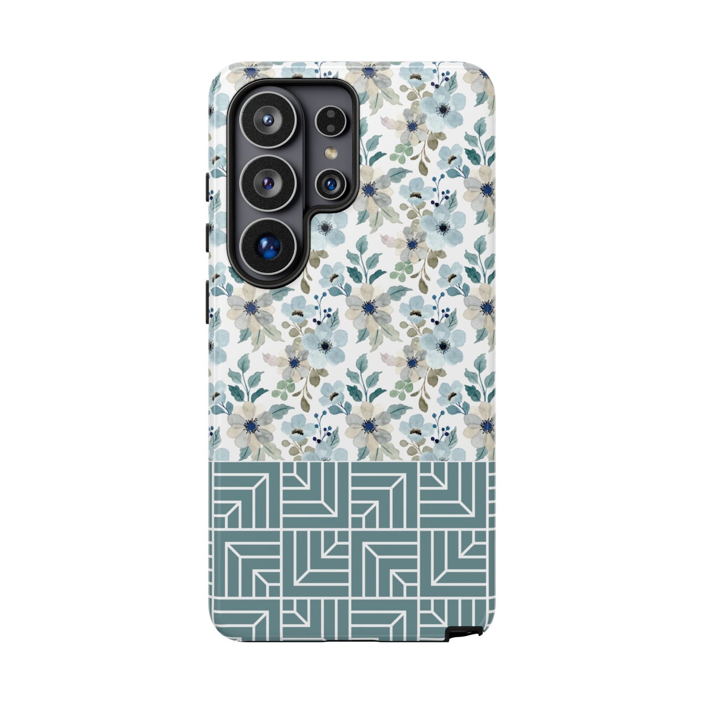 Boho Floral Tough Phone Case - iPhone 17 / 17 Air / 17 Pro Max, Samsung Galaxy S26 Plus Ultra | Matte & Glossy