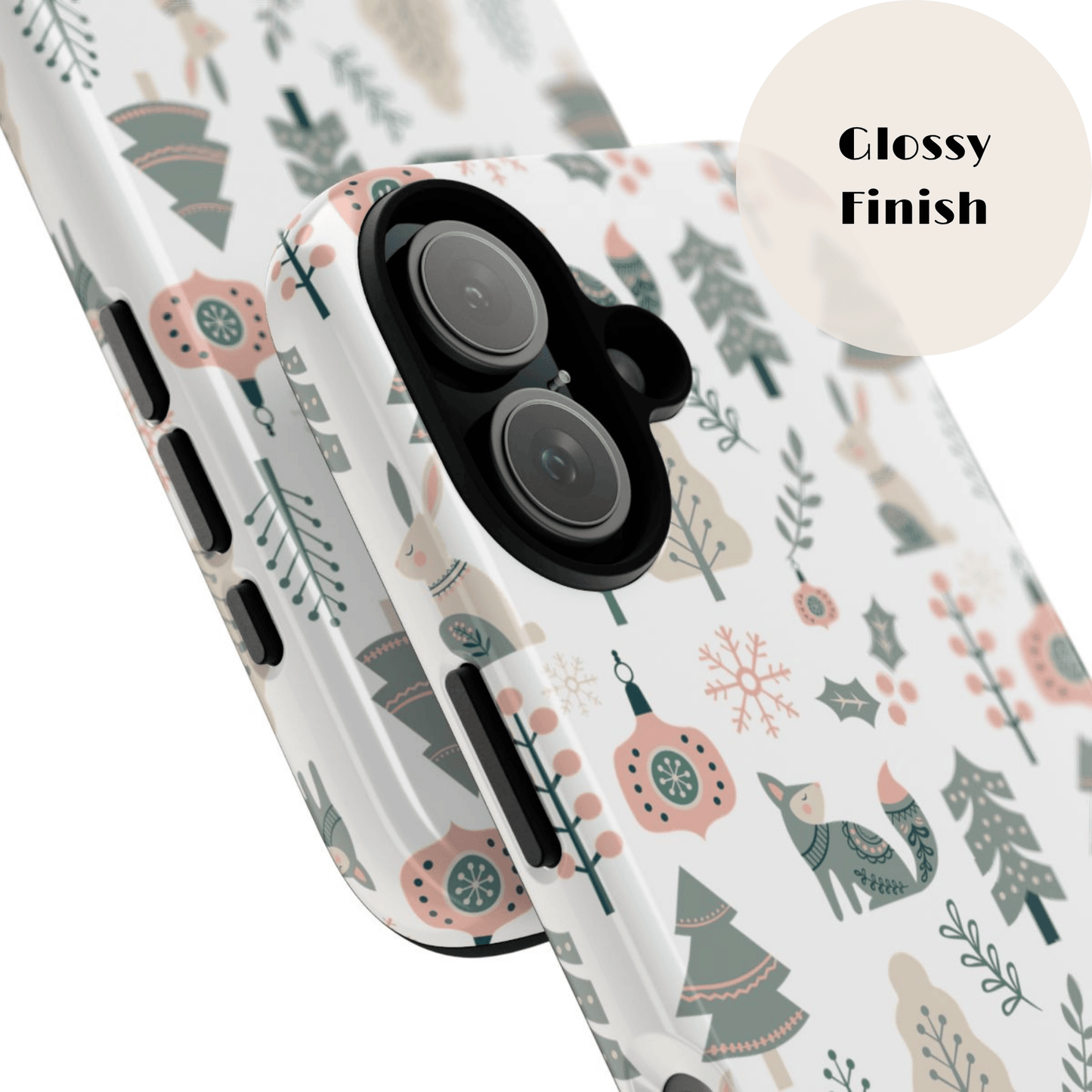 Scandinavian Folk Art Phone Case - iPhone 17 / 17 Air / 17 Pro Max, Samsung Galaxy S26, Google Pixel | Matte & Glossy
