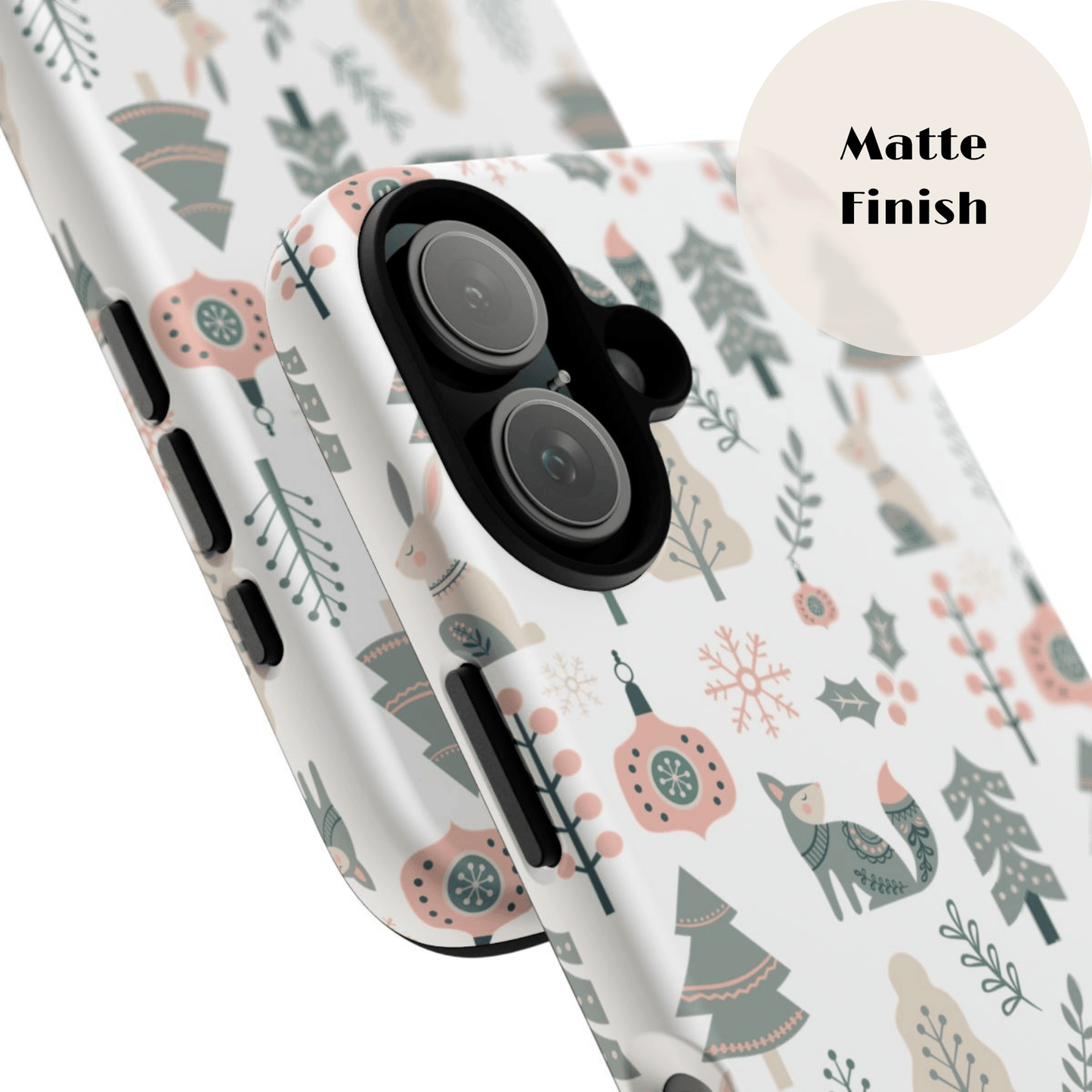 Scandinavian Folk Art Phone Case - iPhone 17 / 17 Air / 17 Pro Max, Samsung Galaxy S26, Google Pixel | Matte & Glossy