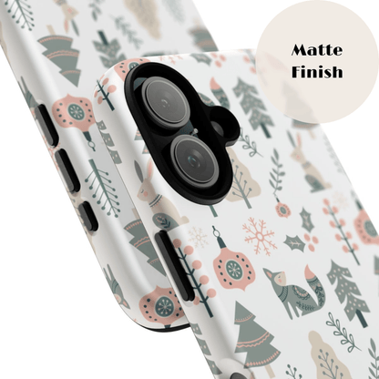 Scandinavian Folk Art Phone Case - iPhone 17 / 17 Air / 17 Pro Max, Samsung Galaxy S26, Google Pixel | Matte & Glossy