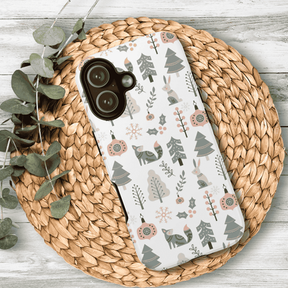 Scandinavian Folk Art Phone Case - iPhone 17 / 17 Air / 17 Pro Max, Samsung Galaxy S26, Google Pixel | Matte & Glossy