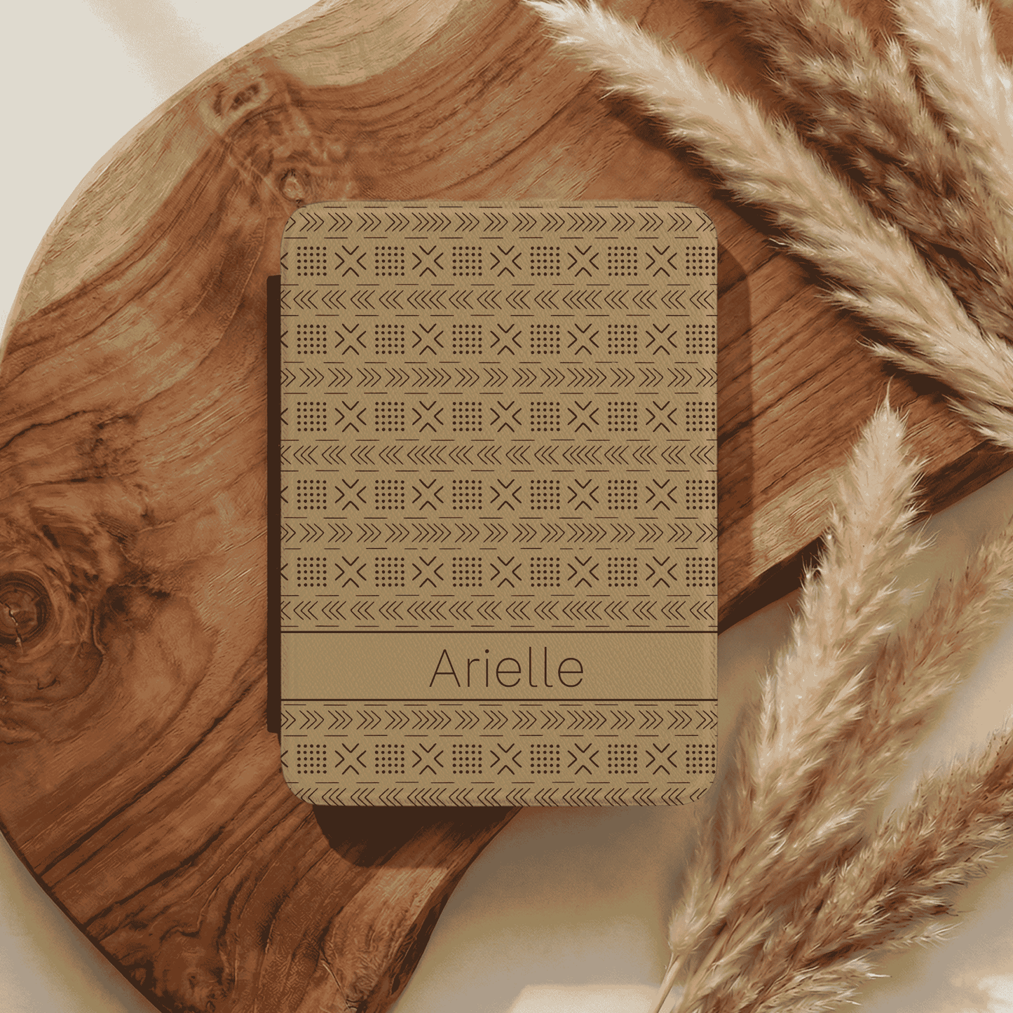 Custom Kindle Case Paperwhite 12th Generation, 7 inch, Custom Name, Mudcloth Inspired Pattern, Fits Kindle Colorsoft