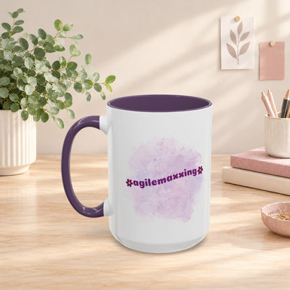 Agilemaxxing Mug, Funny Agile Project Manager Gift, Scrum Master Coffee Cup, Corporate Humor Mug, Gift for Women in Tech
