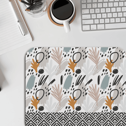 Stylish Rectangular Mouse Pad - Modern Desk Accessory for Home Office, Unique Gift for Students and Professionals, Desk Decor, Eco-Friendly