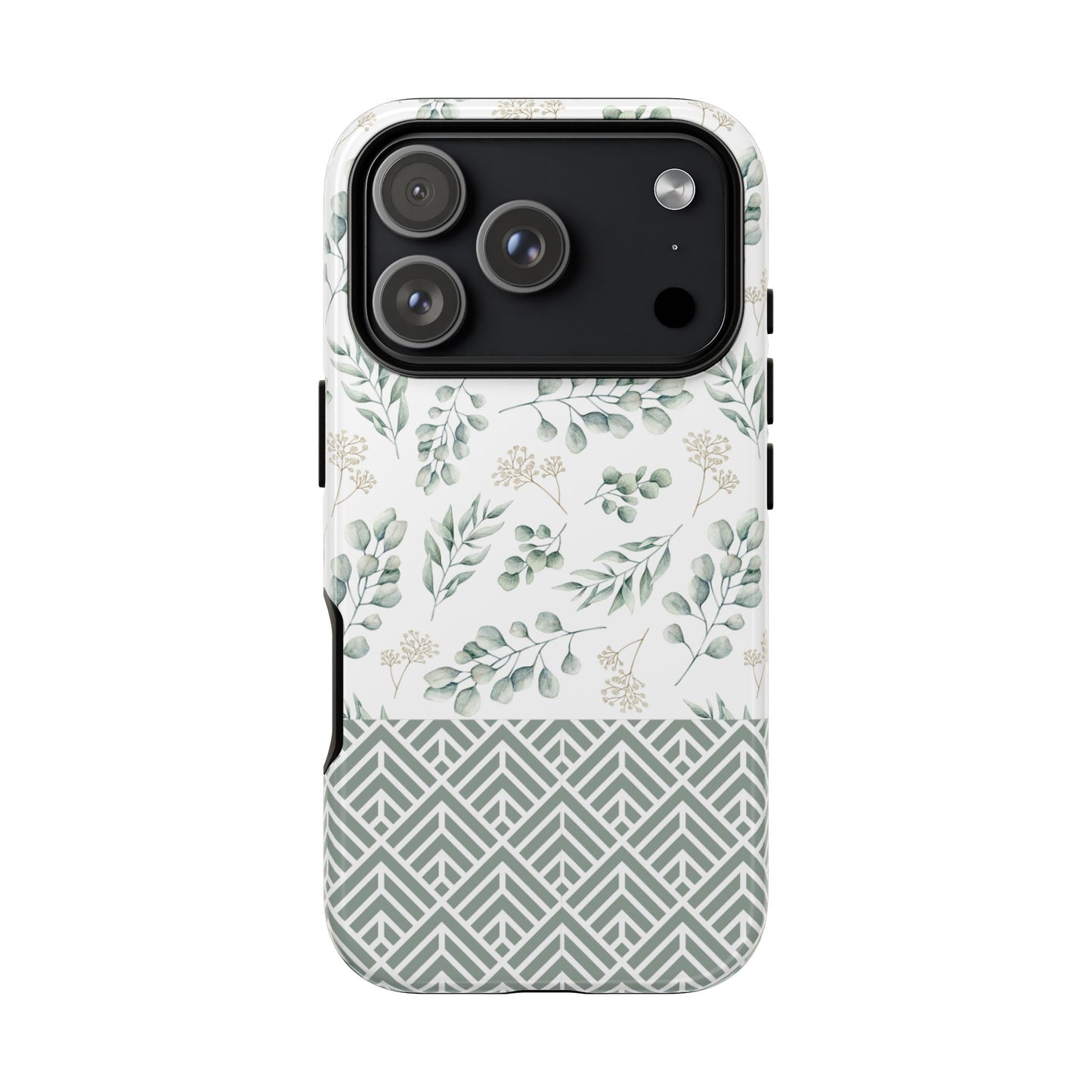 Sage Eucalyptus Floral Phone Case - iPhone 17 / 17 Air / 17 Pro Max, Samsung Galaxy S26, Google Pixel | Matte & Glossy