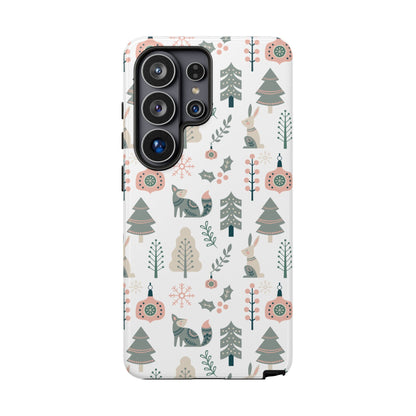 Scandinavian Folk Art Phone Case - iPhone 17 / 17 Air / 17 Pro Max, Samsung Galaxy S26, Google Pixel | Matte & Glossy
