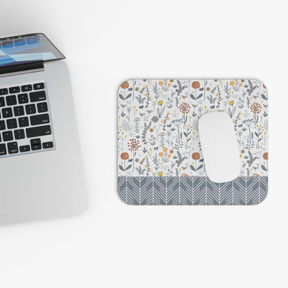 Floral Mouse Pad - Elegant Desk Accessory, Home Office Decor, Gift for Students, Floral Mousepad, Working from Home Essentials