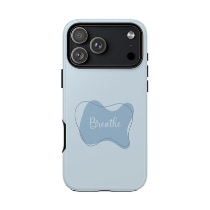 Calming Blue Boho Tough Phone Case - iPhone 17 / 17 Air / 17 Pro Max, Samsung Galaxy S26, Google Pixel | Matte & Glossy