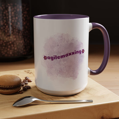 Agilemaxxing Mug, Funny Agile Project Manager Gift, Scrum Master Coffee Cup, Corporate Humor Mug, Gift for Women in Tech