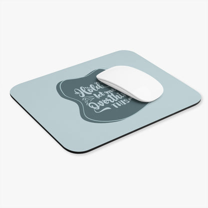Thoughtful Mouse Pad - 'Hold on, Let me Overthink This', Desk Accessory, Gift for Students, Home Office Decor, Unique Workstation