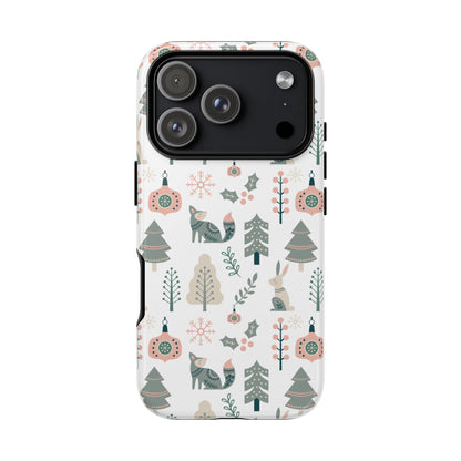 Scandinavian Folk Art Phone Case - iPhone 17 / 17 Air / 17 Pro Max, Samsung Galaxy S26, Google Pixel | Matte & Glossy