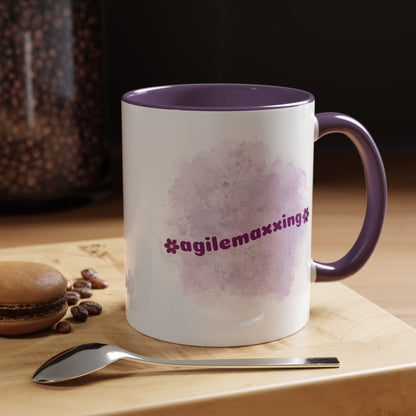 Agilemaxxing Mug, Funny Agile Project Manager Gift, Scrum Master Coffee Cup, Corporate Humor Mug, Gift for Women in Tech
