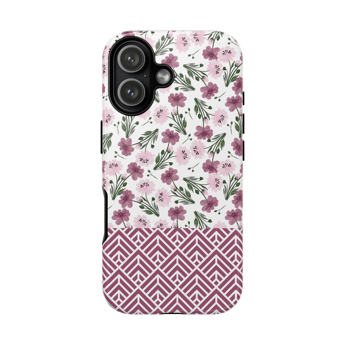 Floral Tough Phone Case - iPhone 17 / 17 Air / 17 Pro Max, Samsung Galaxy S26, Google Pixel | Matte & Glossy